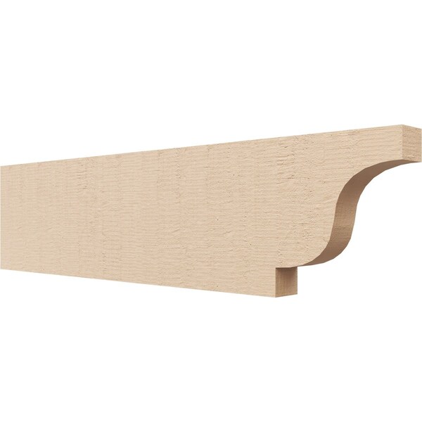 Ekena Millwork 2in. W x 8in. H x 32in. L Newport Woodgrain TimberThane Rafter Tail, Primed Tan RFTUR02X08X32NEWRCPR - main